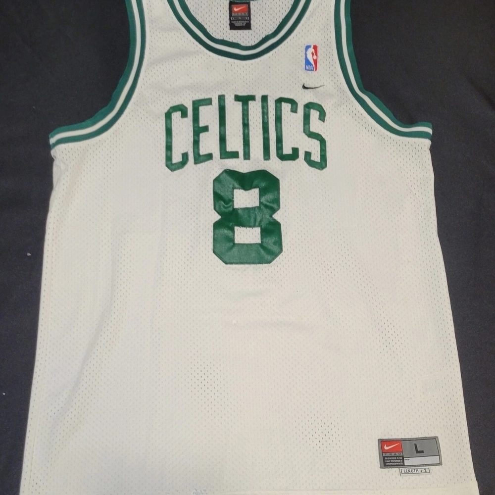 Nike Celtics Green and White Jersey